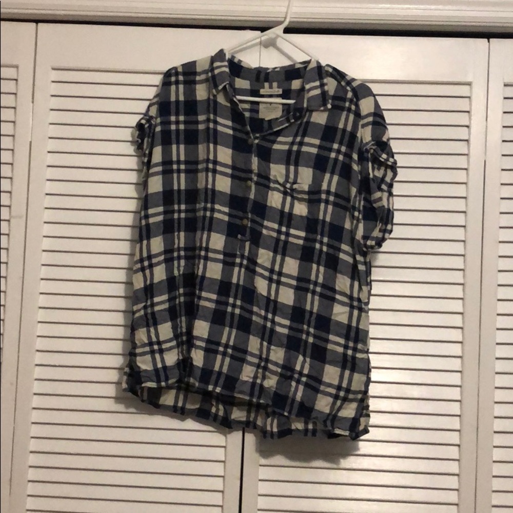 Gingham Patterned Button Down